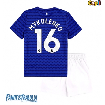Everton Vitaliy Mykolenko #16 Echipament de Fotbal Replică 2025-26 Copii Acasa (+ Șorturi)